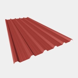 CHAPA PERFILADA ROJA 7000X1030X0.5MM (MG/30/206)